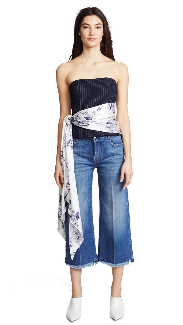 Cinq A Sept Pinstripe Wyatt Top