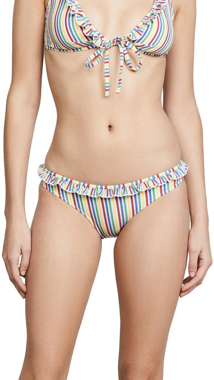 Solid Striped Milly Seersucker Bottoms