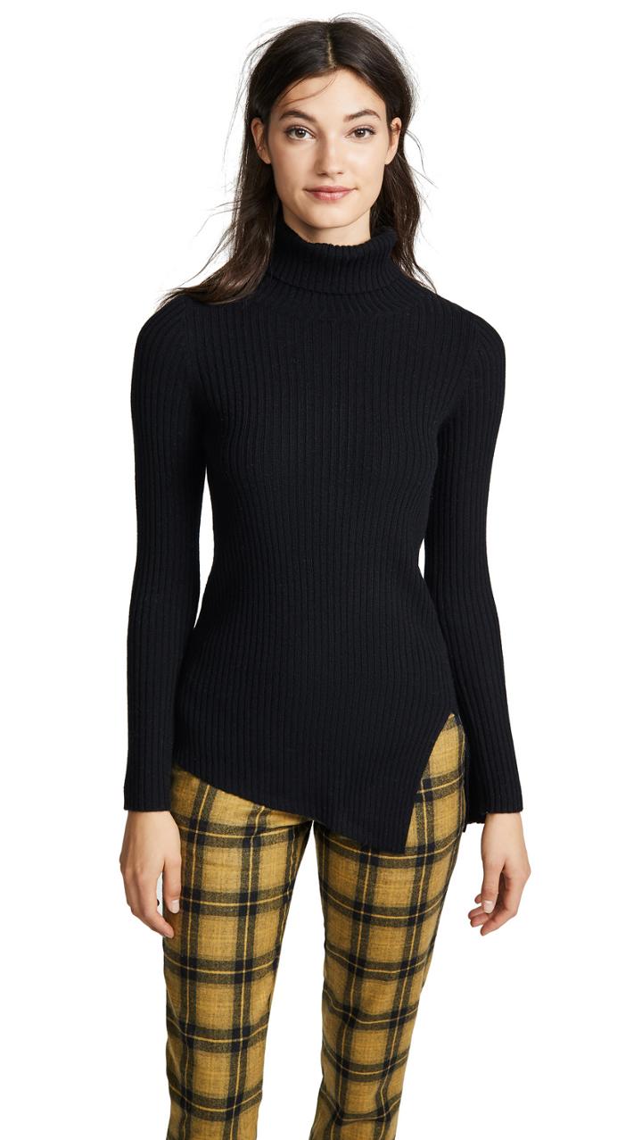 Tse Cashmere Rib Cashmere Turtleneck