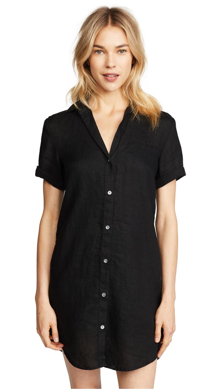 James Perse Side Panel Shirtdress