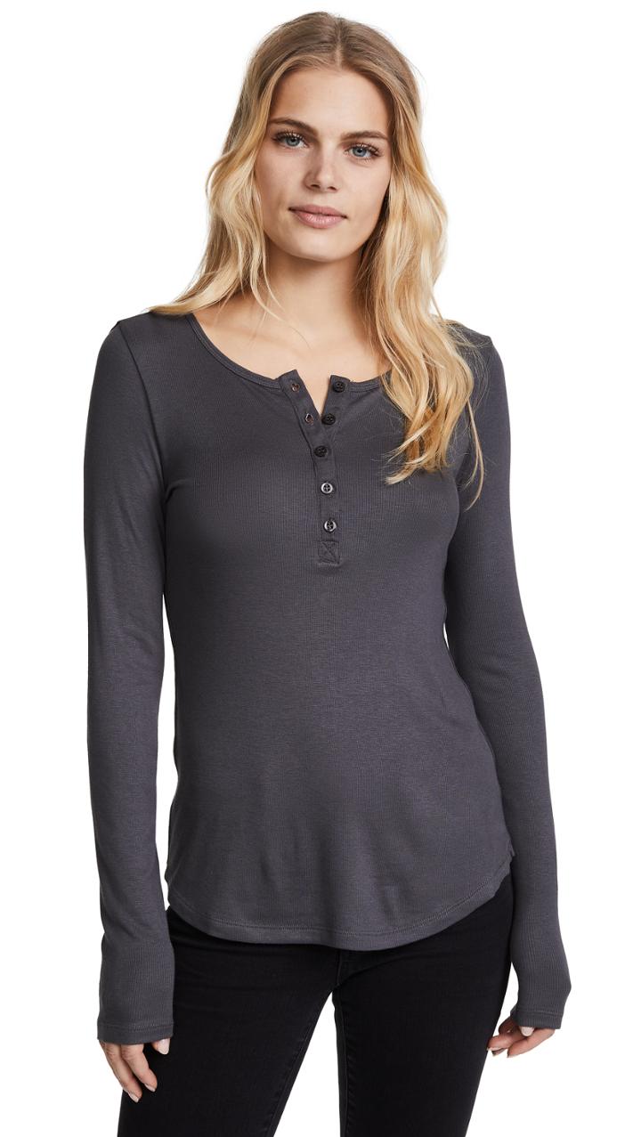 Twenty Tees Micro Modal Rib Henley