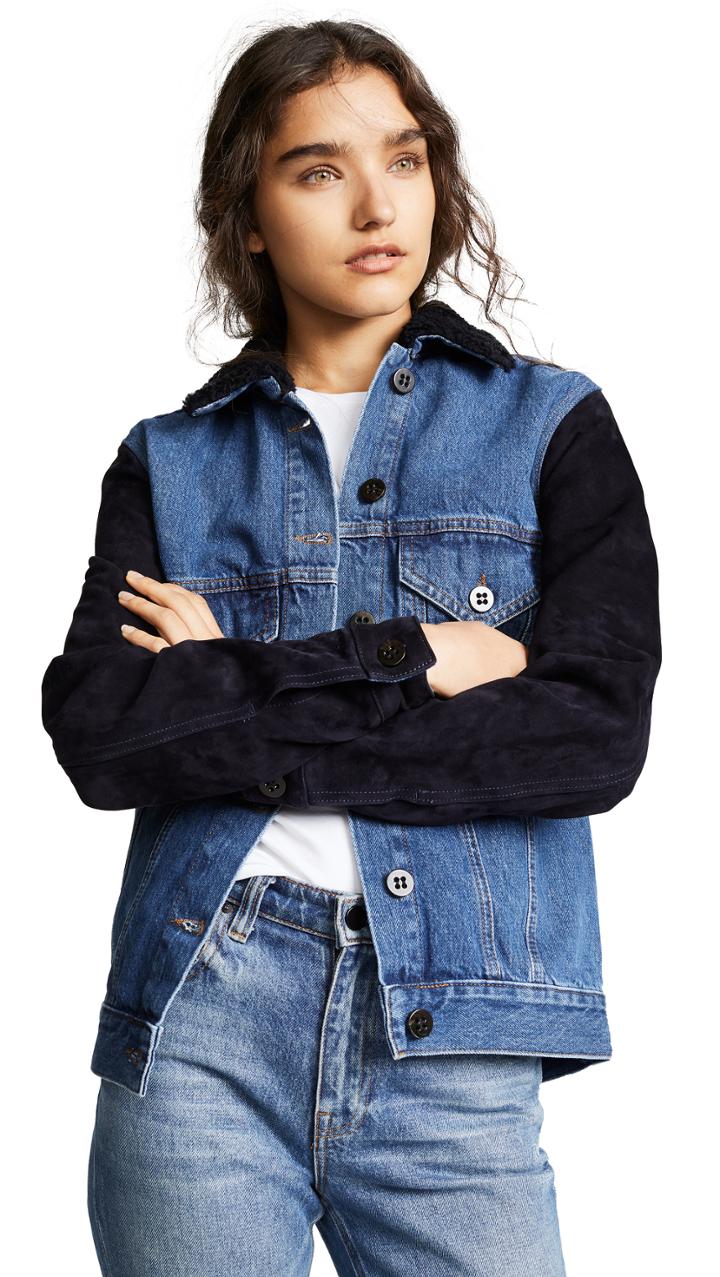 Victoria Victoria Beckham Oversized Denim Jacket