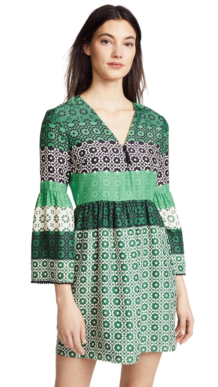 Derek Lam 10 Crosby V Neck Shift Dress