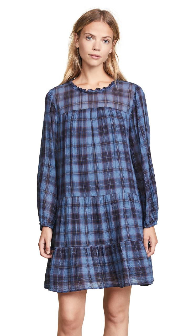 Velvet Martina Plaid Dress