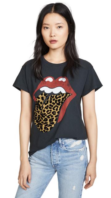 One By Daydreamer One By Rolling Stones Leopard Tee