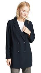 Madewell Double Breasted Solid Blazer