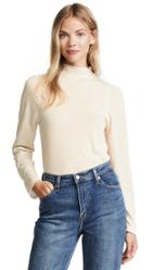 Line Dot Thila Mock Neck T Shirt