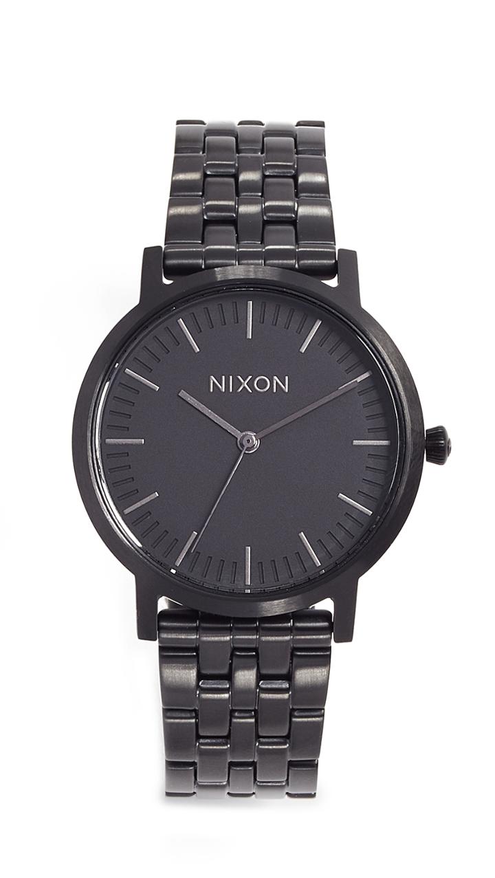 Nixon Porter Gunmetal Watch 35mm