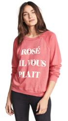 Wildfox Rosé S Il Vous Plait Sweater