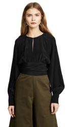 Diane Von Furstenberg Key Hole Blouse