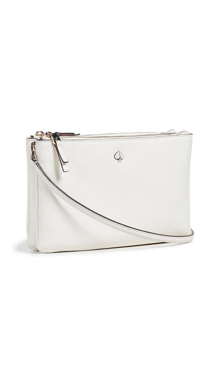 Kate Spade New York Polly Medium Double Gusset Crossbody Bag