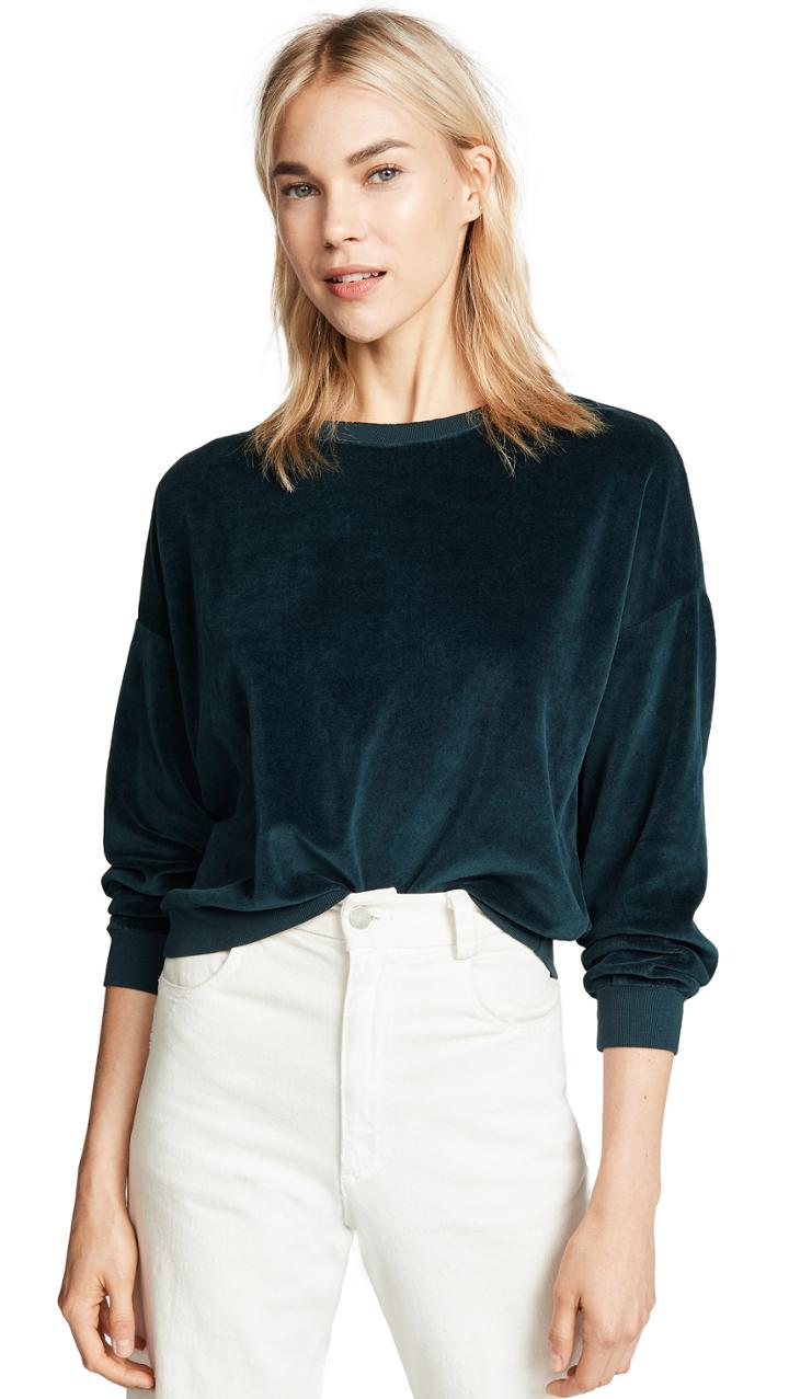 Nsf Farrah Velvet Sweatshirt