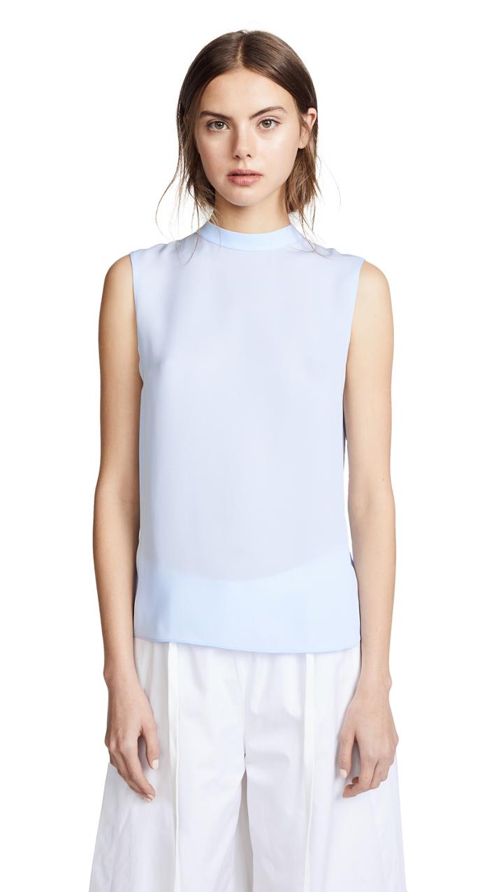 Vince Knit Neck Blouse
