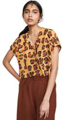 Tata Naka Leopard Print Crop Top