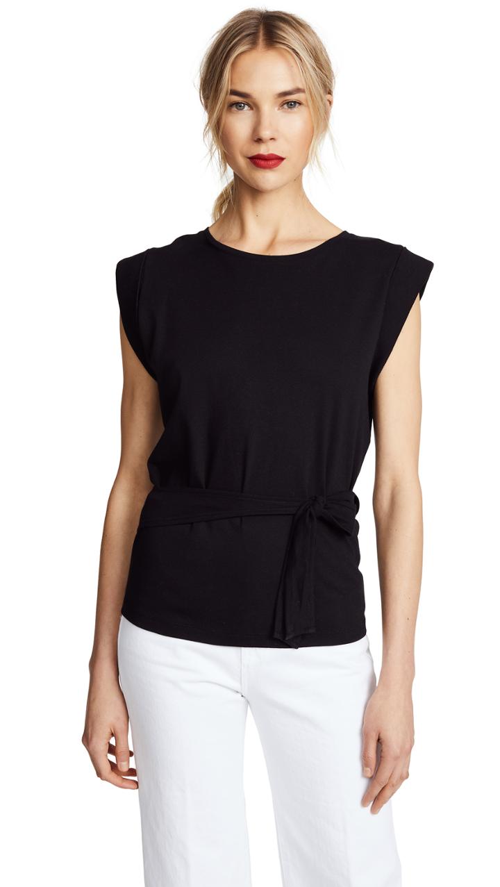 Vince Wrap Waist Top