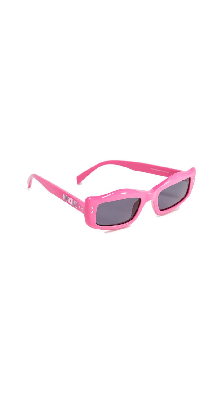 Moschino Narrow Square Sunglasses