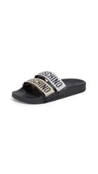 Moschino Two Band Slide Sandals