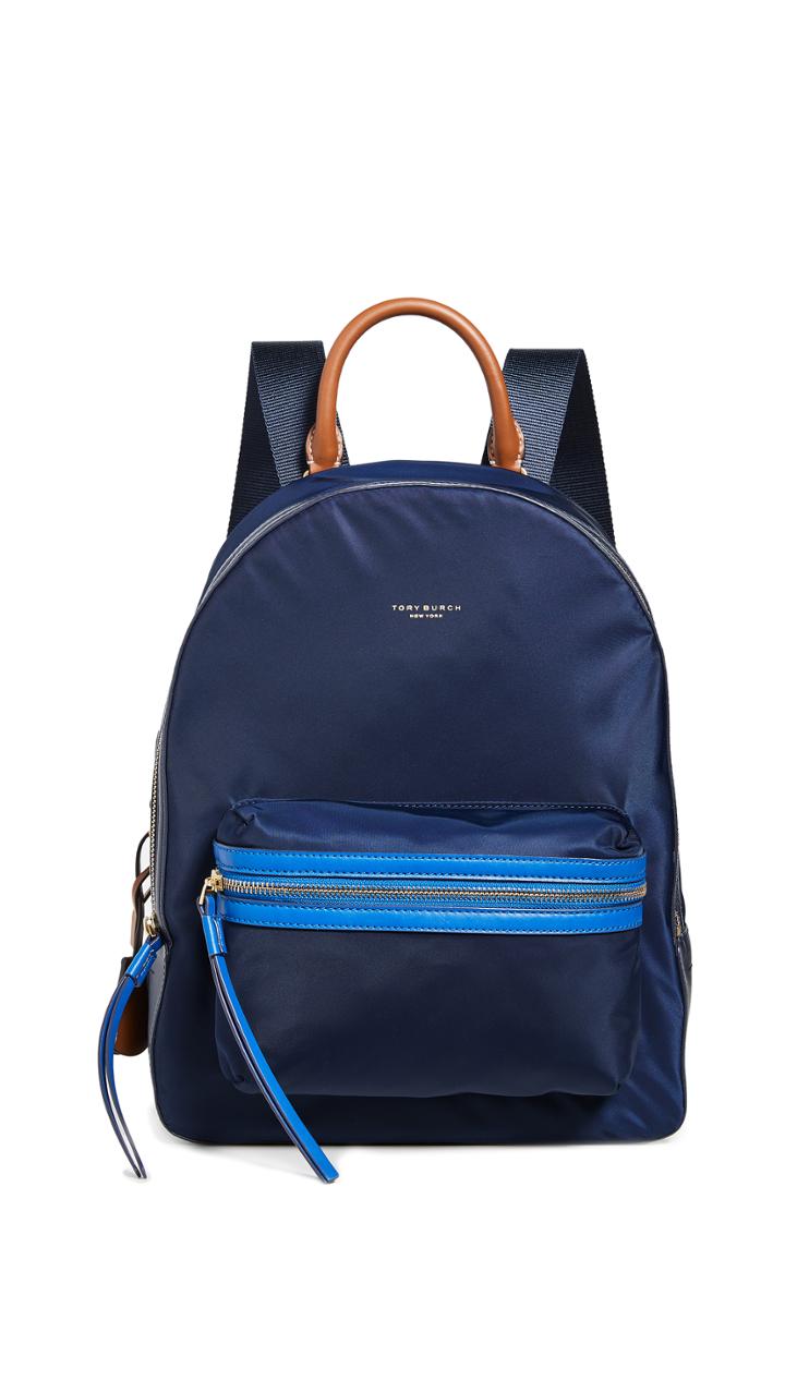 Tory Burch Perry Nylon Colorblock Backpack