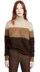 Golden Goose Striped Mohair Turtleneck