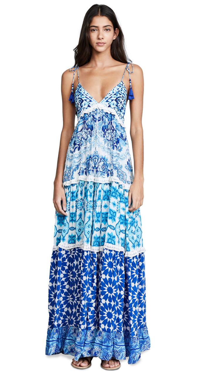 Rococo Sand Oriental Labyrinth Dress