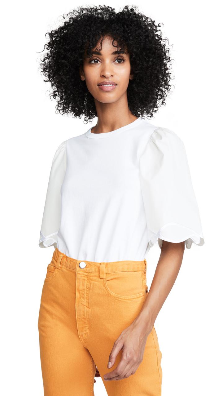 See By Chloe Puff Sleeve Tee