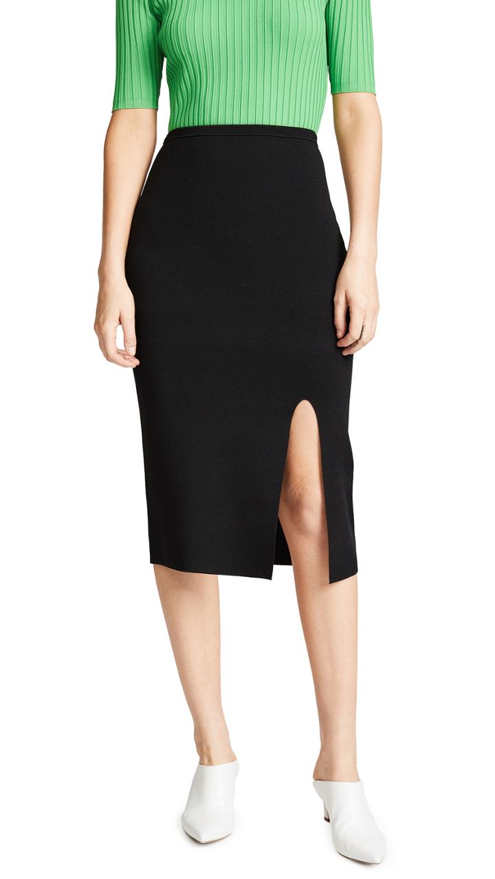 Diane Von Furstenberg Side Slit Pencil Skirt