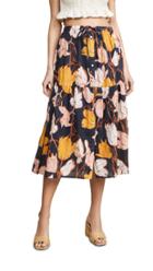 Birds Of Paradis Penny Drawstring Skirt
