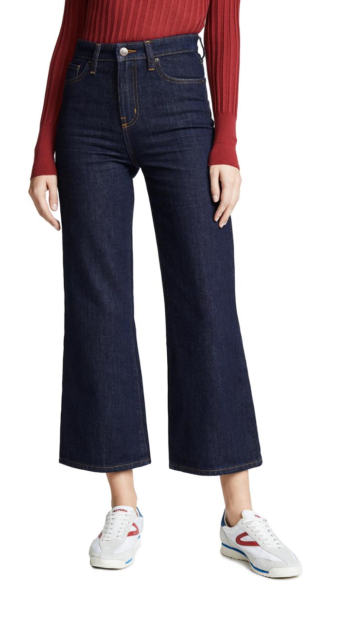 Lee Vintage Modern Cropped Wide Leg Jeans