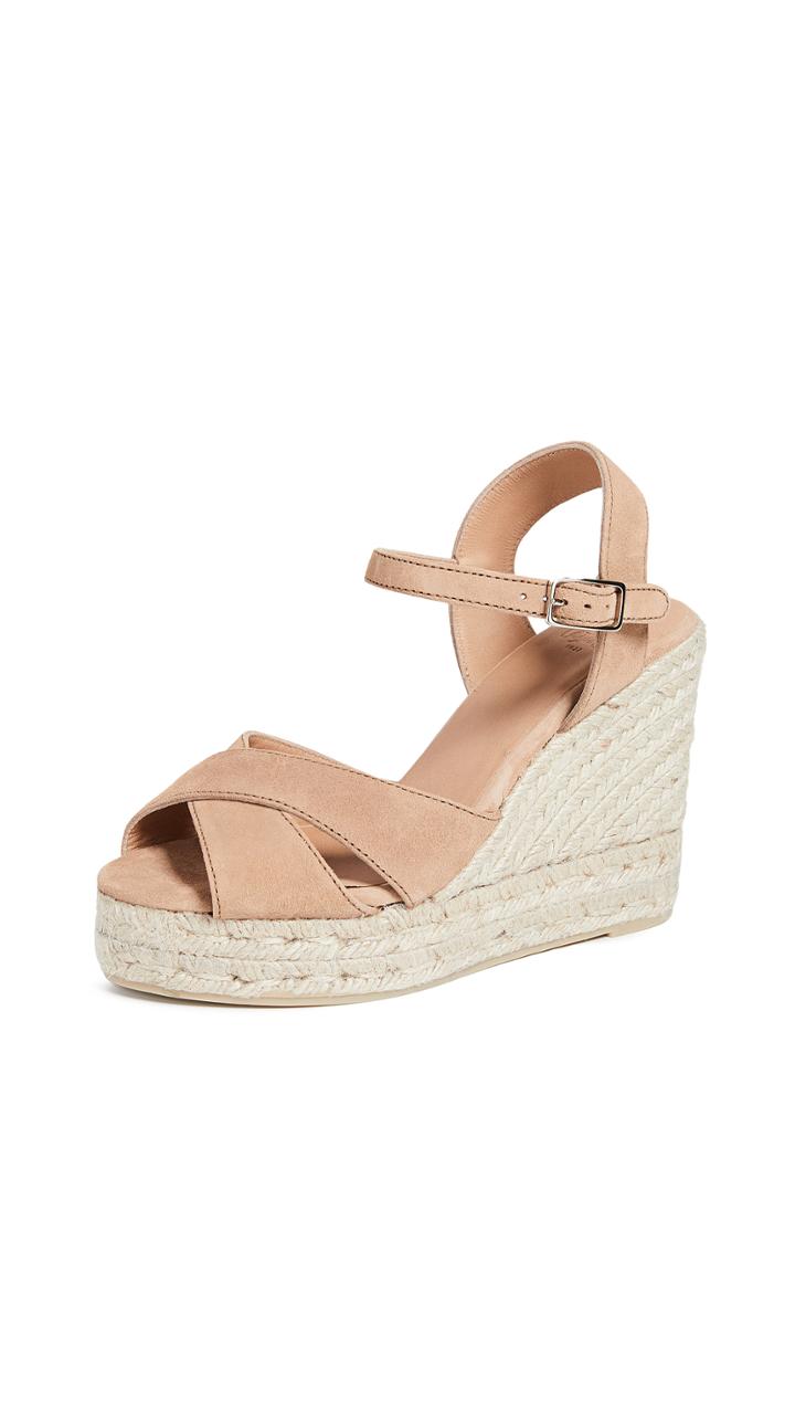 Castaner Blaudell Crisscross Wedge Espadrilles