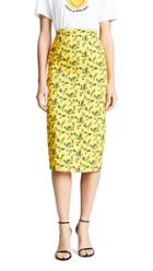 No 21 Floral Midi Skirt