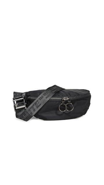Off White Nylon Fanny Pack