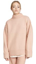 Victoria Victoria Beckham Relaxed Funnel Neck Sweater