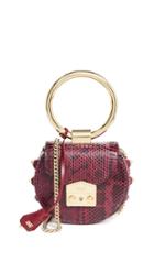 Salar Jie Snakeskin Ring Crossbody Bag
