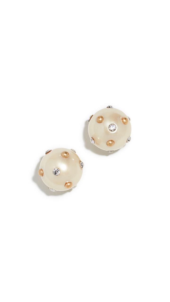 Kate Spade New York Imitation Pearls Pearls Pearls Stud Earrings