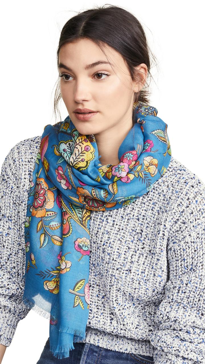 Franco Ferrari Amos Flower Scarf