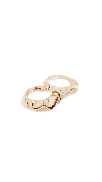 Kate Spade New York Frilled To Pieces Stackable Rings