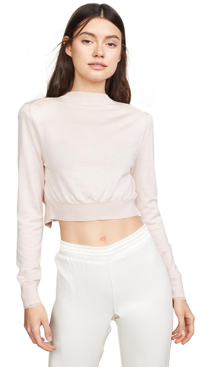 Marc Jacobs Crew Neck Cropped Cardigan