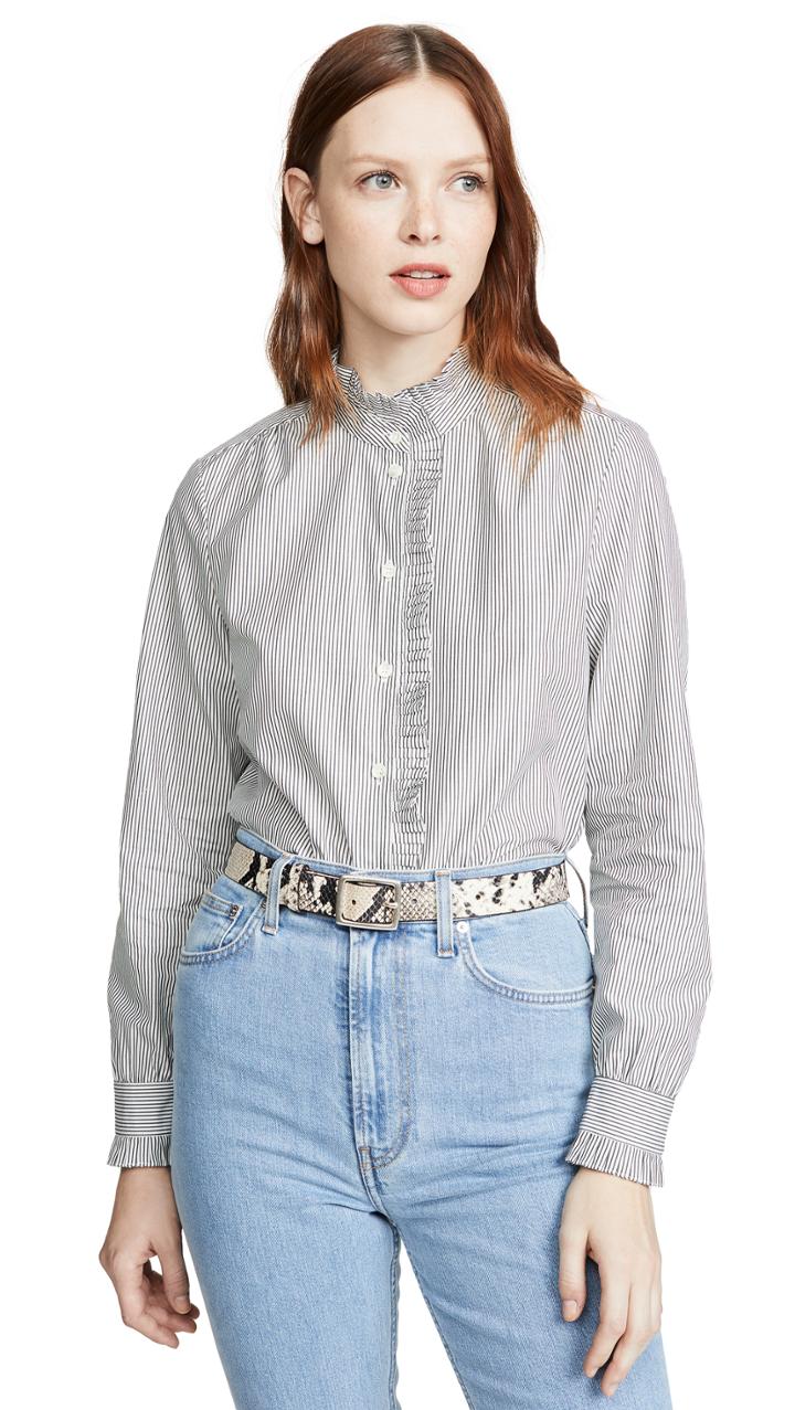 Frame Easy Pleated Top