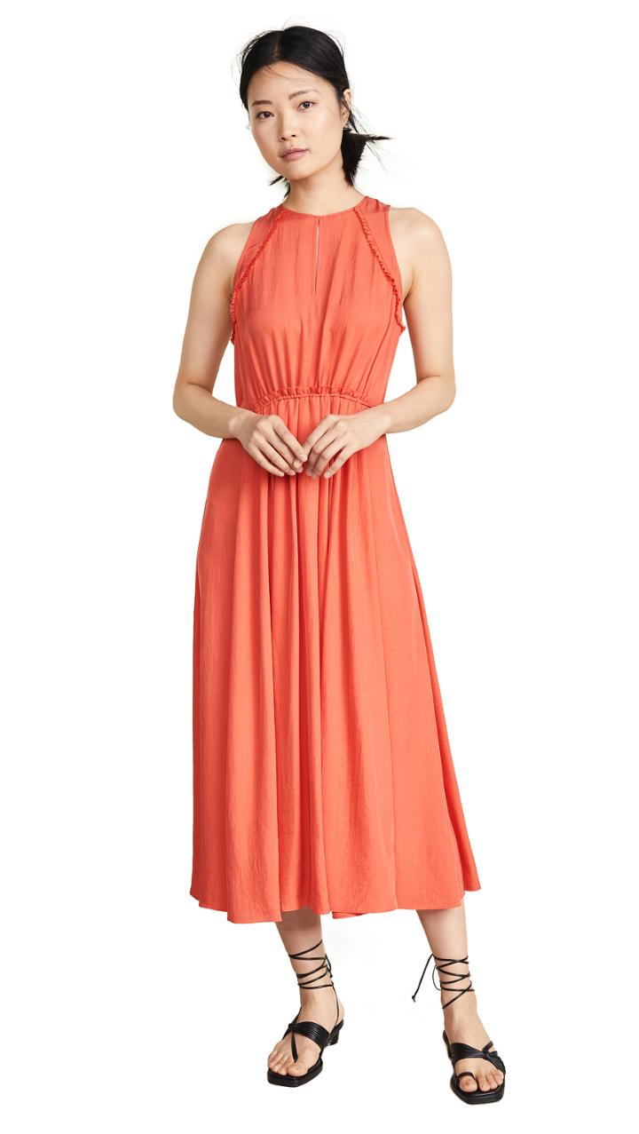 Jason Wu Grey Twill Apron Dress