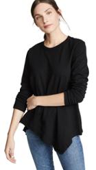 Wilt Slant Hem Long Sleeve Tunic