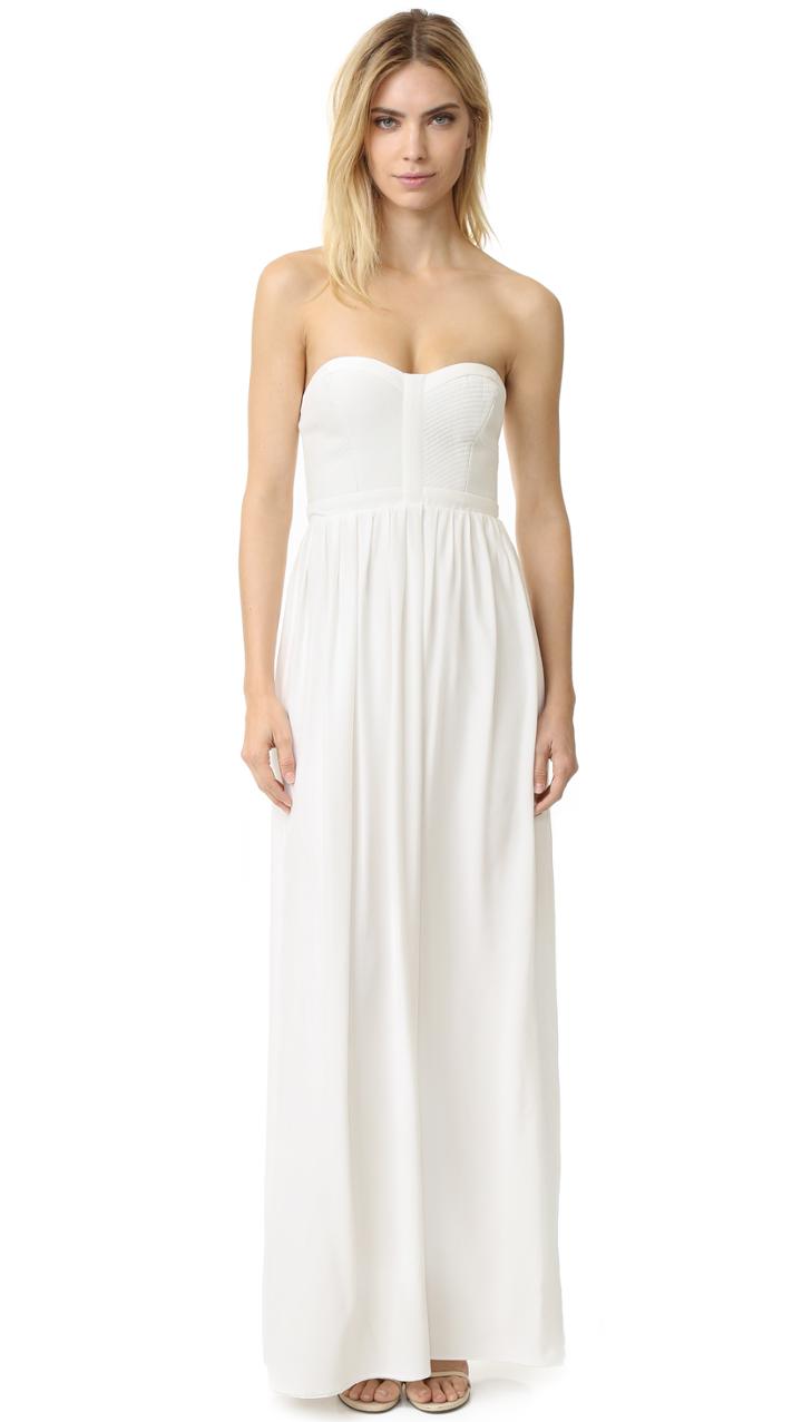 Parker Parker Black Bayou Silk Gown