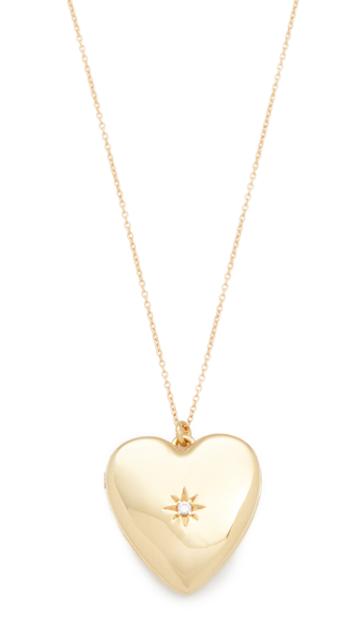 Sasha Samuel Moon And Star Locket Necklace