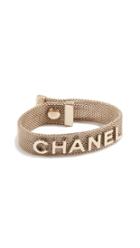 What Goes Around Comes Around Chanel Mesh Bracelet
