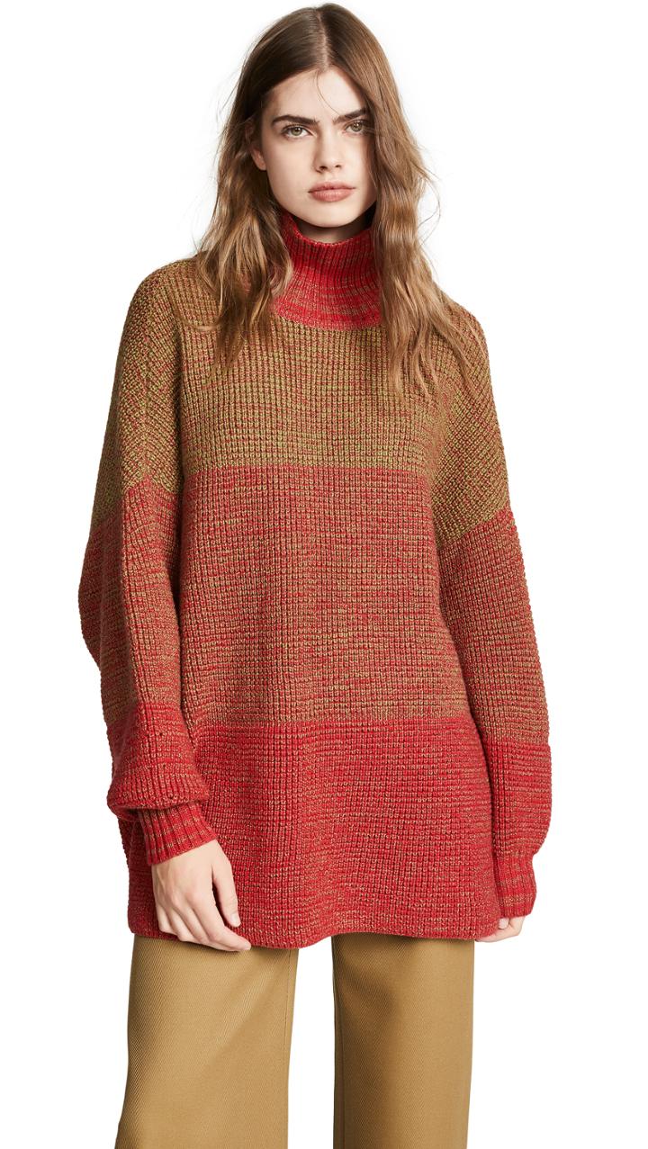 Vika Gazinskaya Oversize Colorblock Sweater