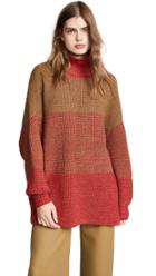 Vika Gazinskaya Oversize Colorblock Sweater