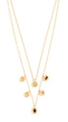 Madewell Glass Inlay Layered Necklace Set