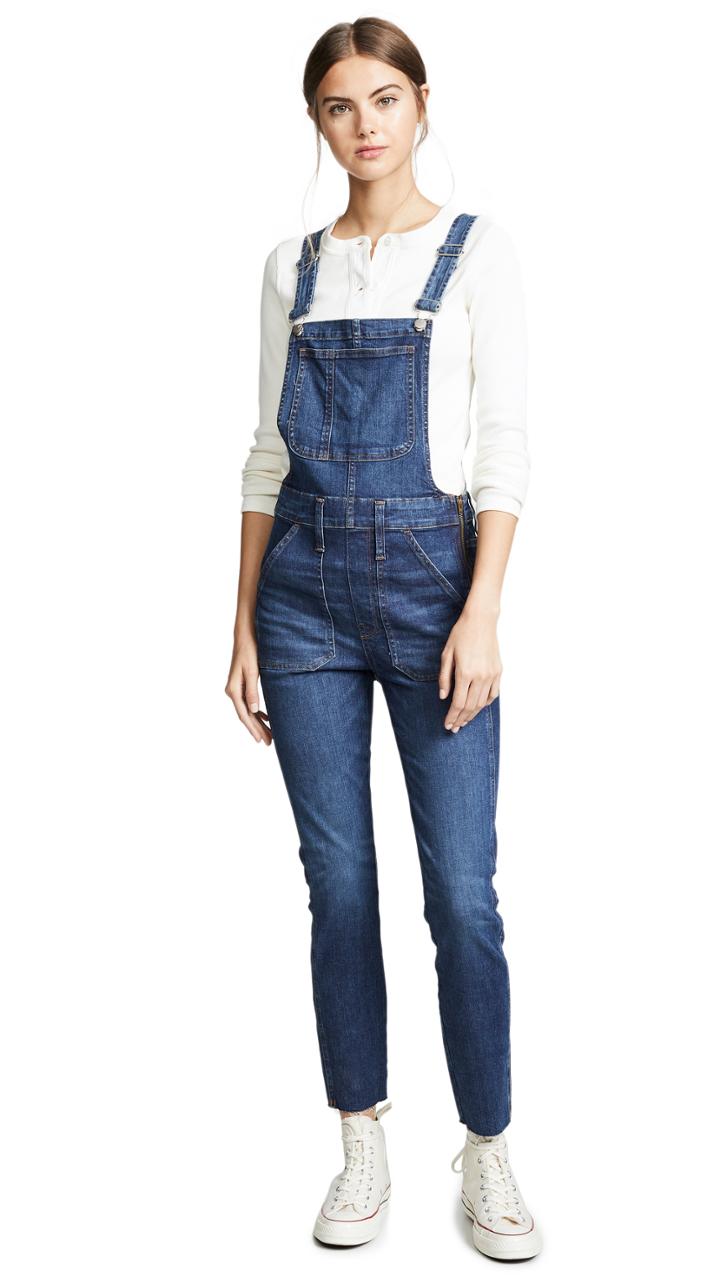 Madewell Indigo Skinny Overalls