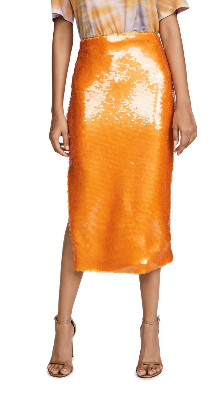 Prabal Gurung Sequined Pencil Skirt
