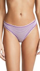 Solid Striped The Dawn Bikini Bottoms