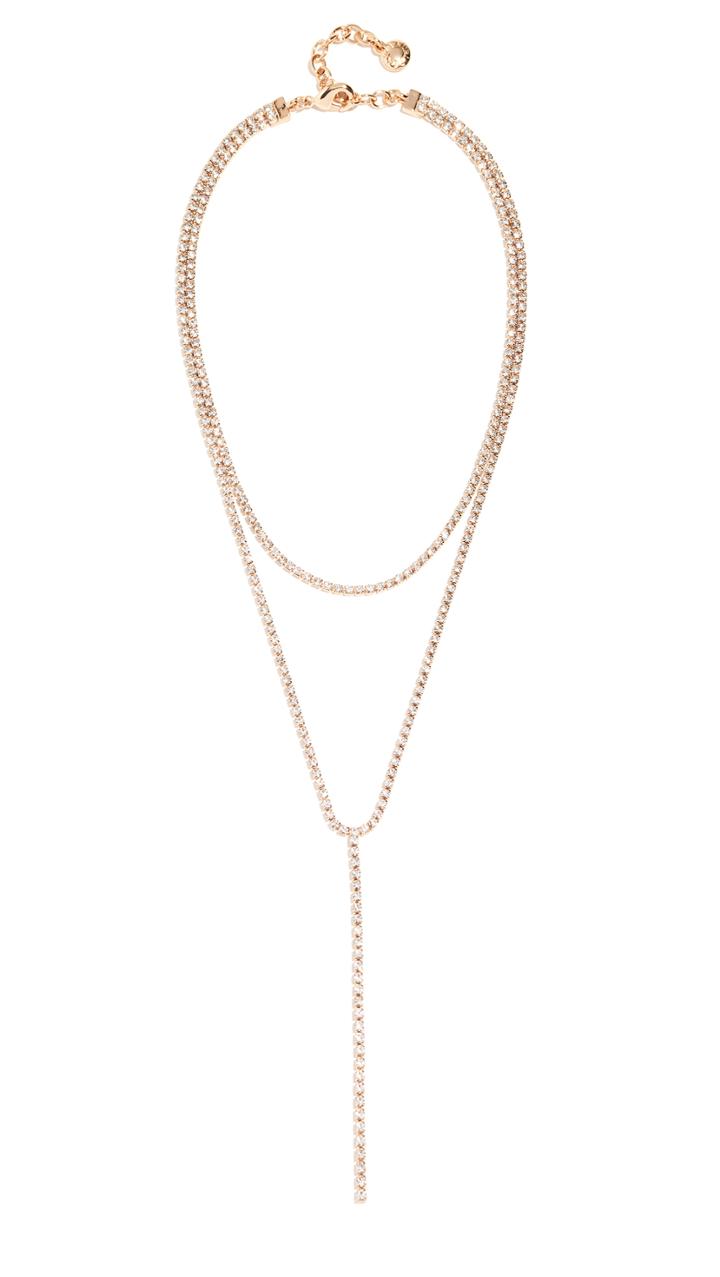 Baublebar Cup Chain Layered Lariat Necklace